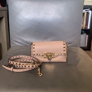 Valentino Rockstud Mini Bag, Poudre